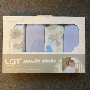 👶BNIP Muslin cloths, set of four